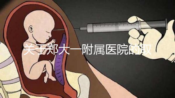 關于鄭大一附屬醫院的取卵流程和住院情況，試管媽媽請收好