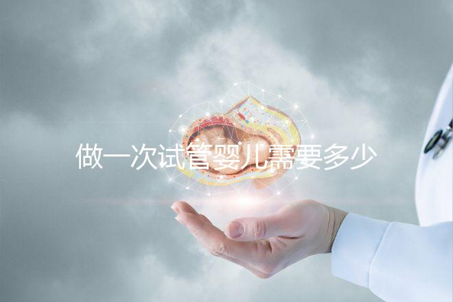 做一次試管嬰兒需要多少錢？