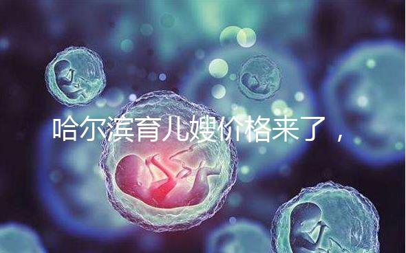 哈爾濱育兒嫂價格來了，公司排行榜top1多少錢看完了解