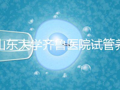 山東大學齊魯醫院試管養囊價格表，成功率越高助孕開銷越少