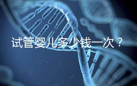 試管嬰兒多少錢一次？